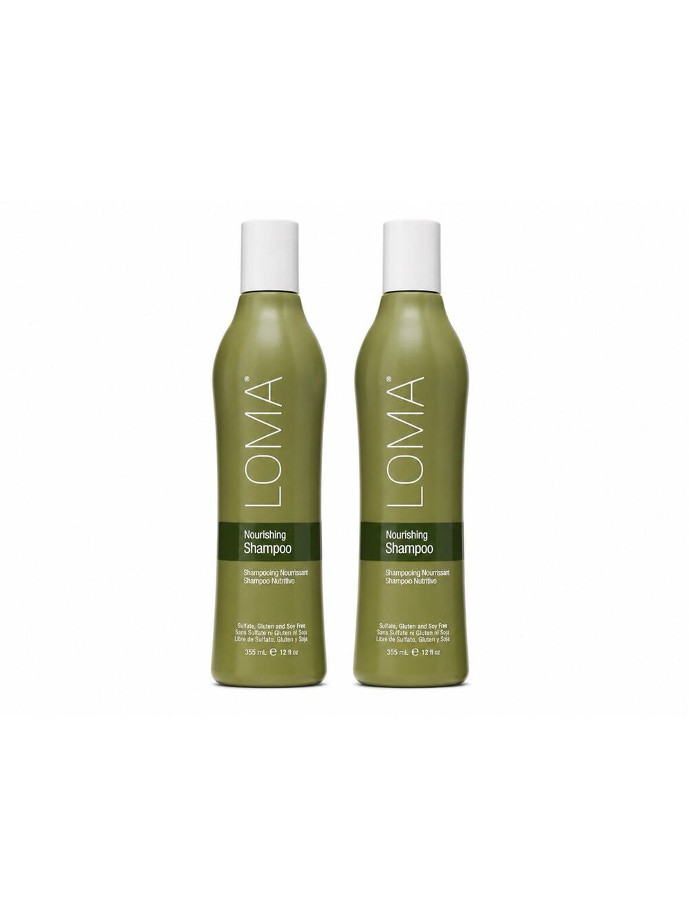 2 Pack LOMA Nourishing Shampoo Sulfate Free 12 fl oz / 355 mL Each